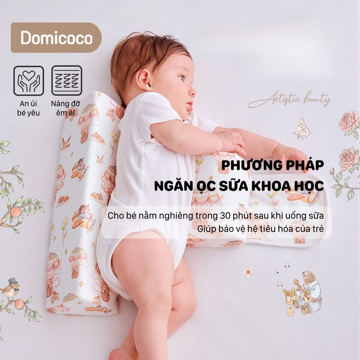 gối ngủ nghiêng domicoco
