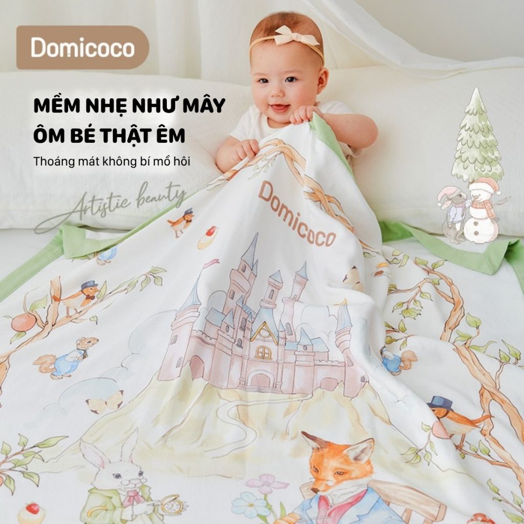 chăn sợi tre domicoco