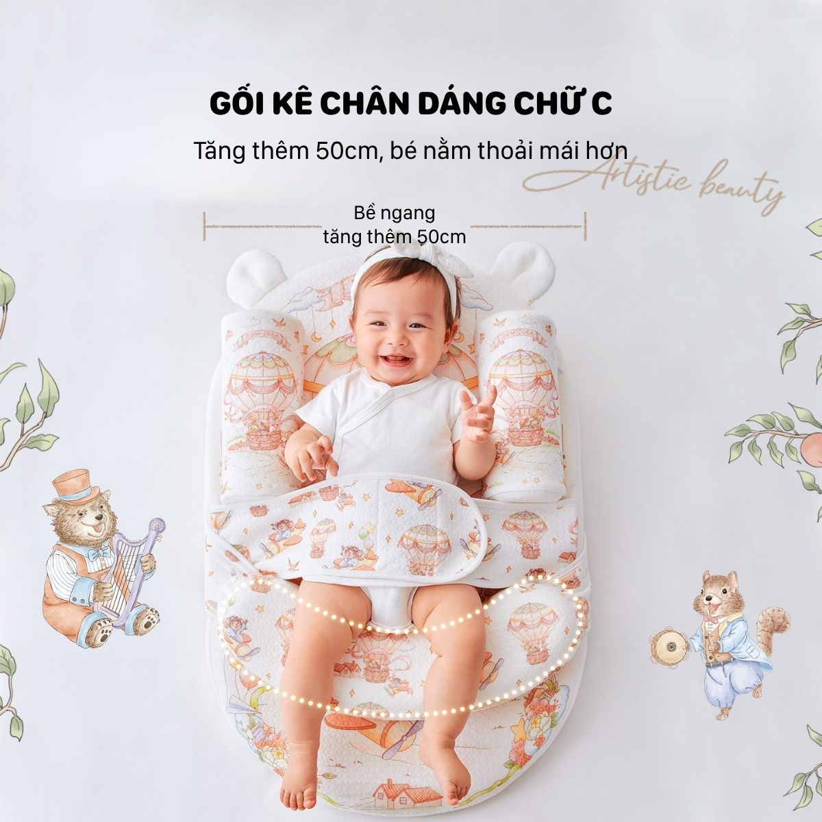đệm chống trào ngược domicoco