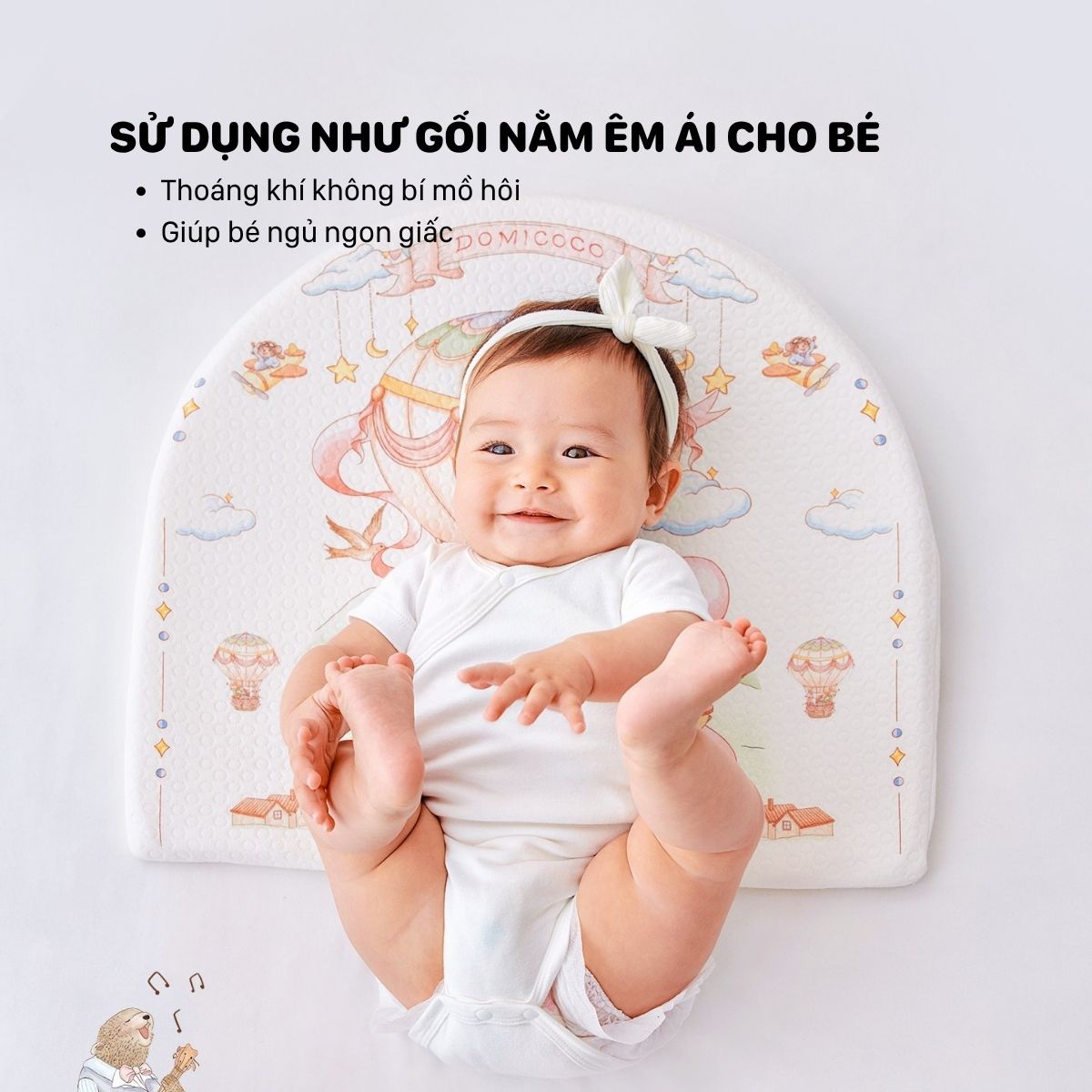 đệm chống trào ngược domicoco