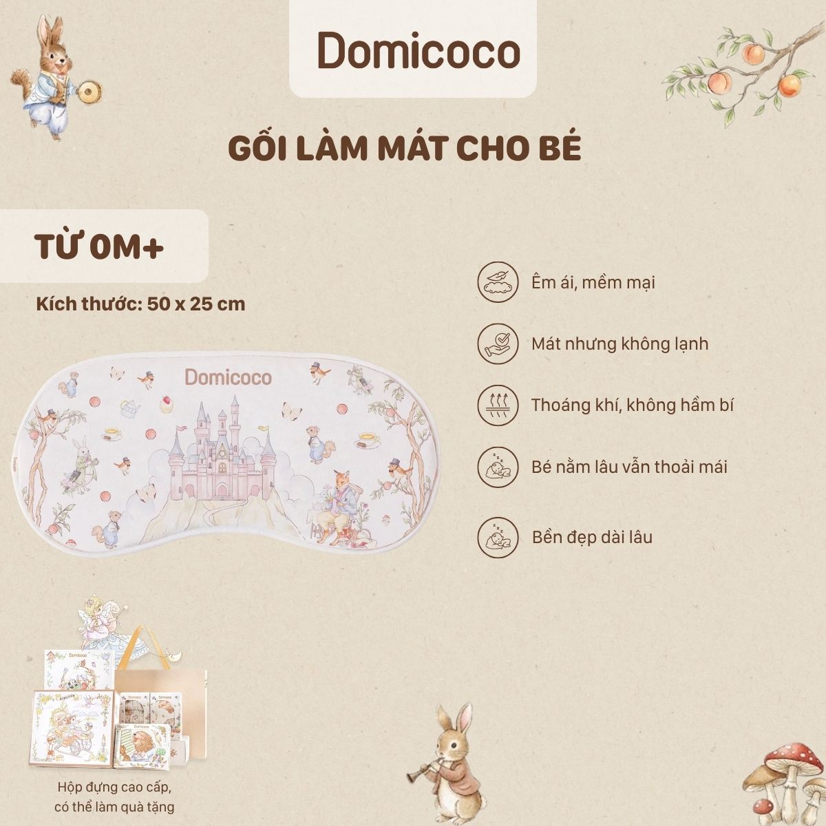 gối mát domicoco