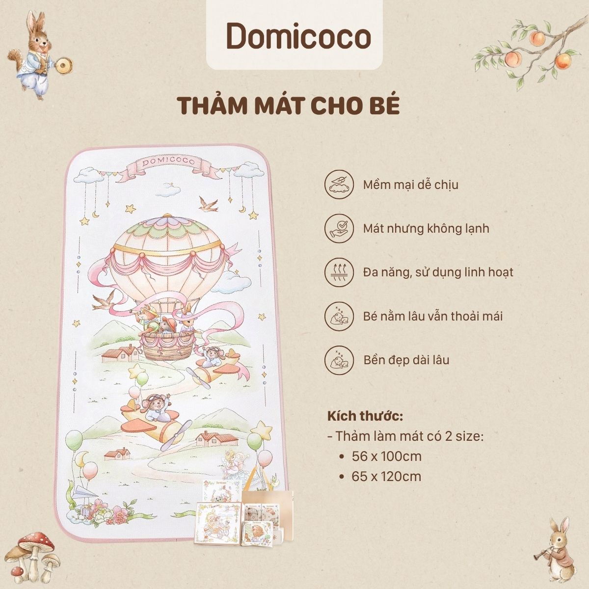thảm mát domicoco